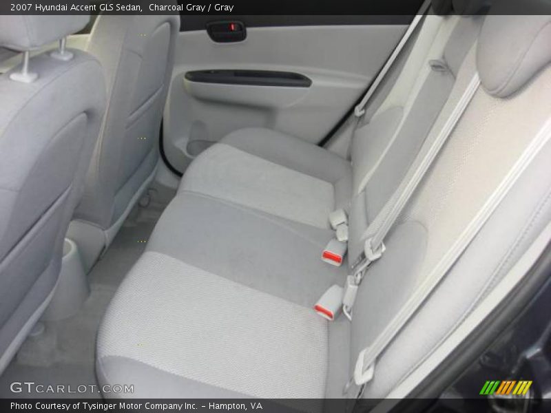 Charcoal Gray / Gray 2007 Hyundai Accent GLS Sedan