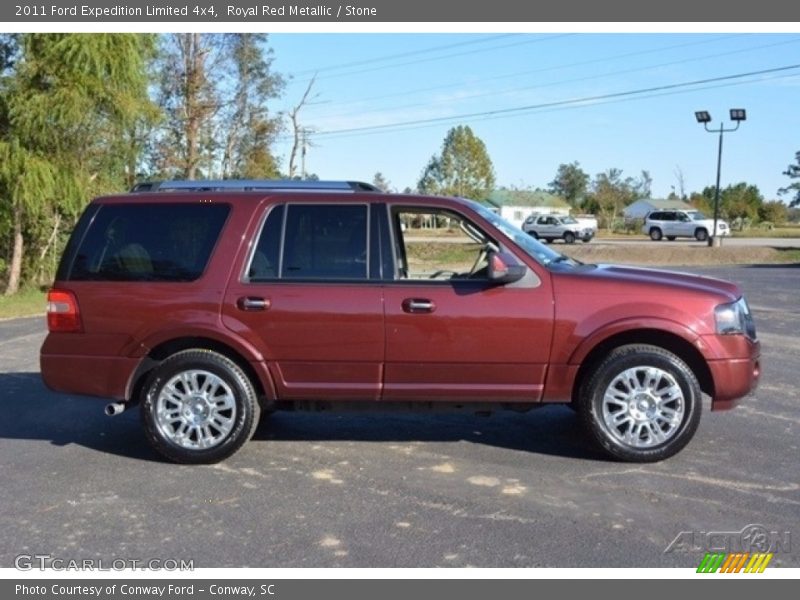 Royal Red Metallic / Stone 2011 Ford Expedition Limited 4x4