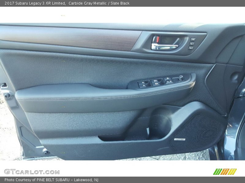 Carbide Gray Metallic / Slate Black 2017 Subaru Legacy 3.6R Limited