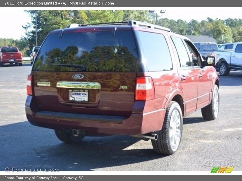 Royal Red Metallic / Stone 2011 Ford Expedition Limited 4x4