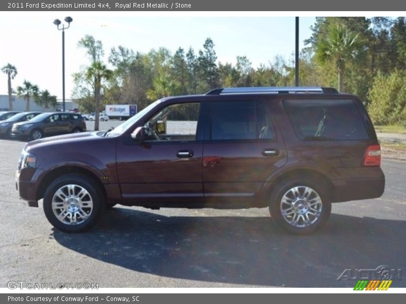 Royal Red Metallic / Stone 2011 Ford Expedition Limited 4x4