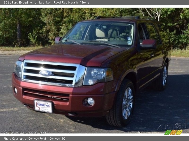 Royal Red Metallic / Stone 2011 Ford Expedition Limited 4x4