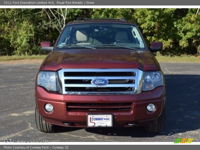 Royal Red Metallic / Stone 2011 Ford Expedition Limited 4x4