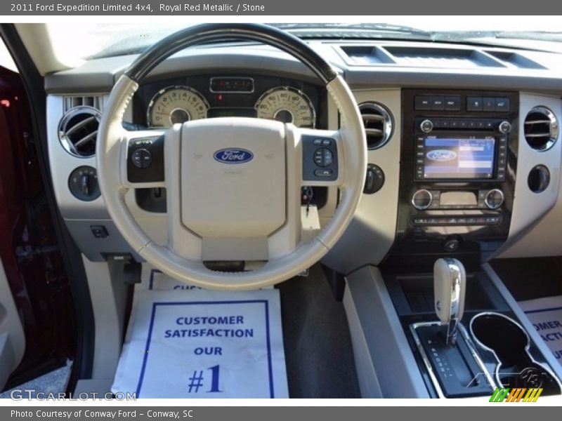 Royal Red Metallic / Stone 2011 Ford Expedition Limited 4x4