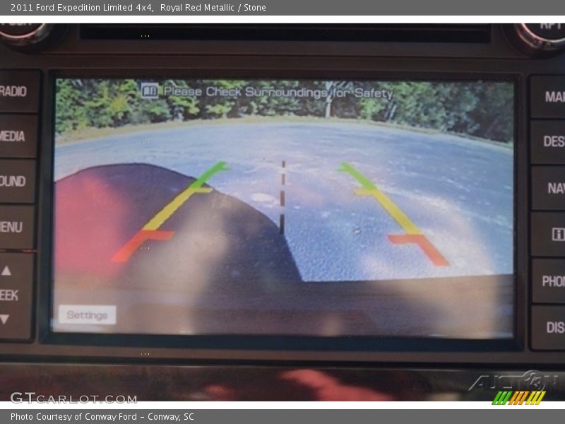 Royal Red Metallic / Stone 2011 Ford Expedition Limited 4x4