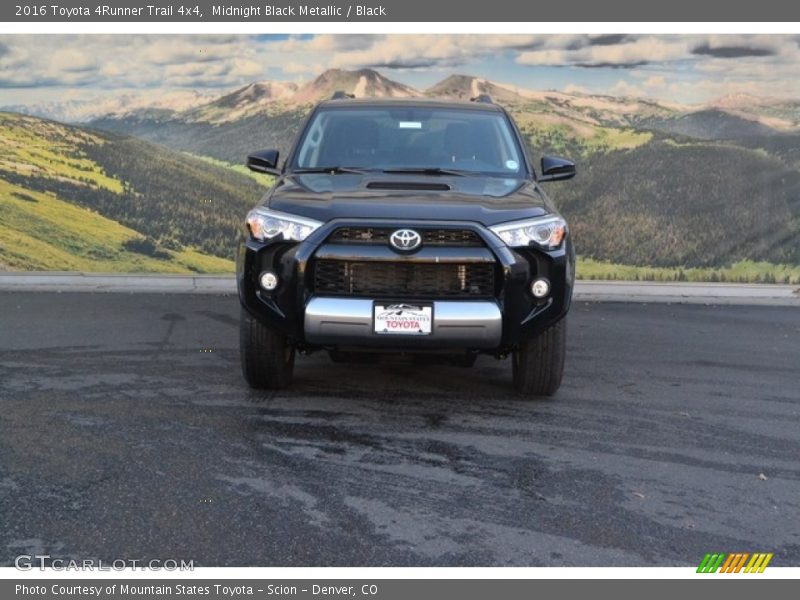 Midnight Black Metallic / Black 2016 Toyota 4Runner Trail 4x4