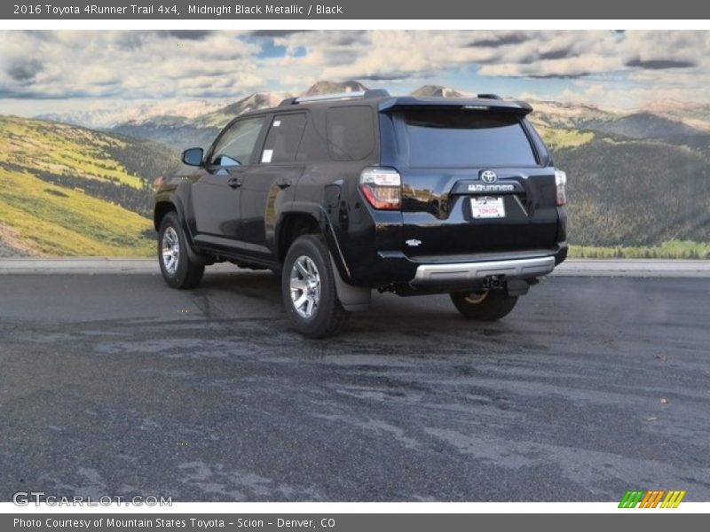 Midnight Black Metallic / Black 2016 Toyota 4Runner Trail 4x4