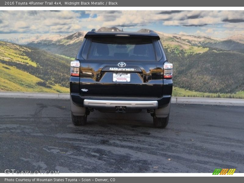 Midnight Black Metallic / Black 2016 Toyota 4Runner Trail 4x4