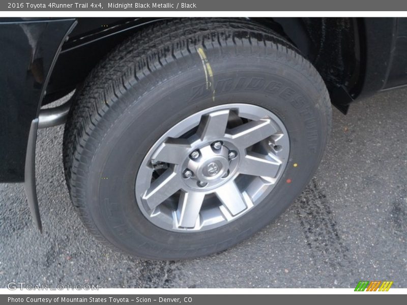 Midnight Black Metallic / Black 2016 Toyota 4Runner Trail 4x4