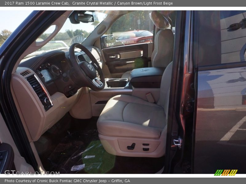  2017 1500 Laramie Crew Cab Canyon Brown/Light Frost Beige Interior