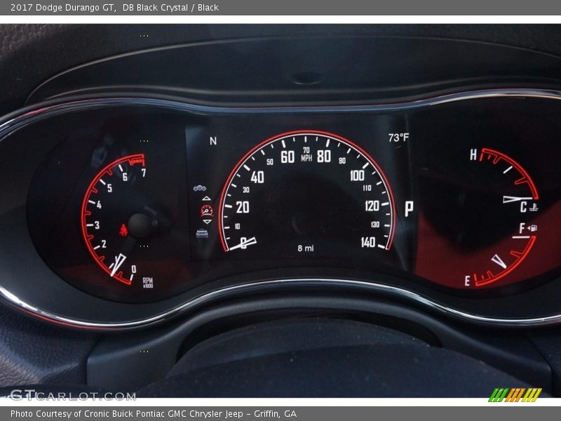 DB Black Crystal / Black 2017 Dodge Durango GT