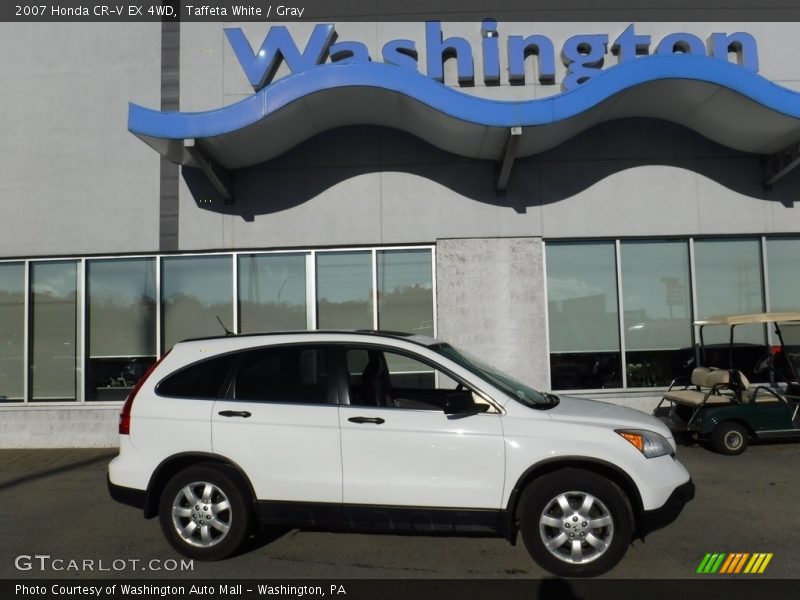 Taffeta White / Gray 2007 Honda CR-V EX 4WD