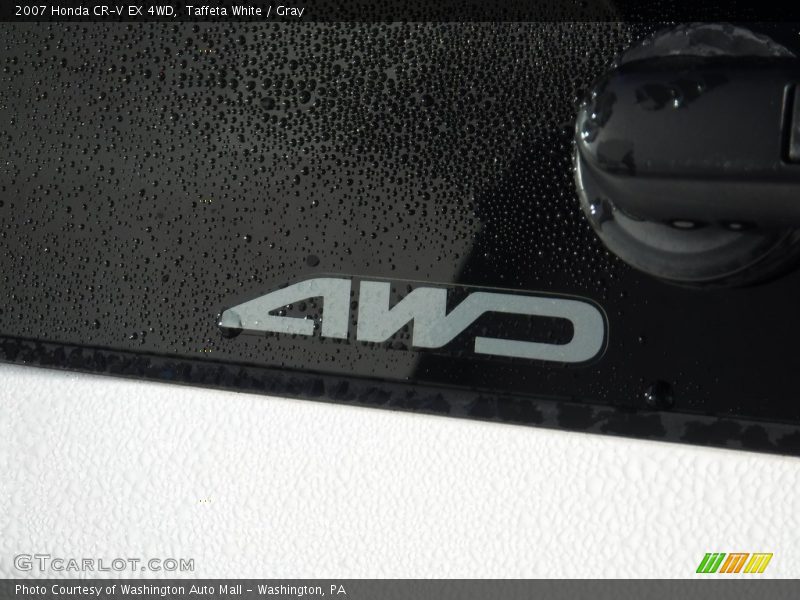 Taffeta White / Gray 2007 Honda CR-V EX 4WD