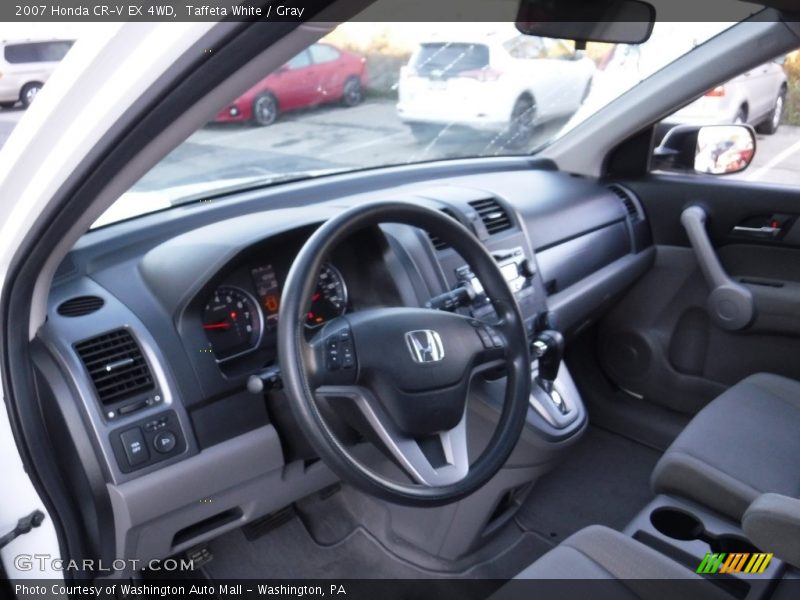 Taffeta White / Gray 2007 Honda CR-V EX 4WD