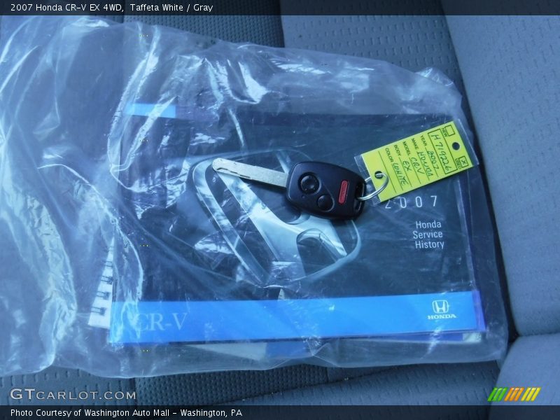 Taffeta White / Gray 2007 Honda CR-V EX 4WD