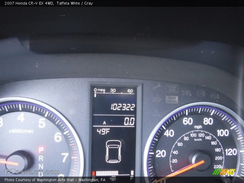 Taffeta White / Gray 2007 Honda CR-V EX 4WD