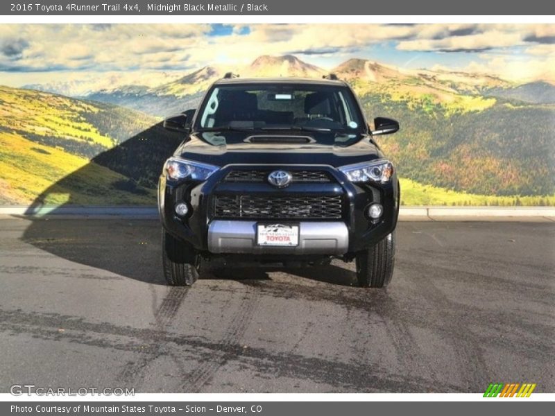 Midnight Black Metallic / Black 2016 Toyota 4Runner Trail 4x4