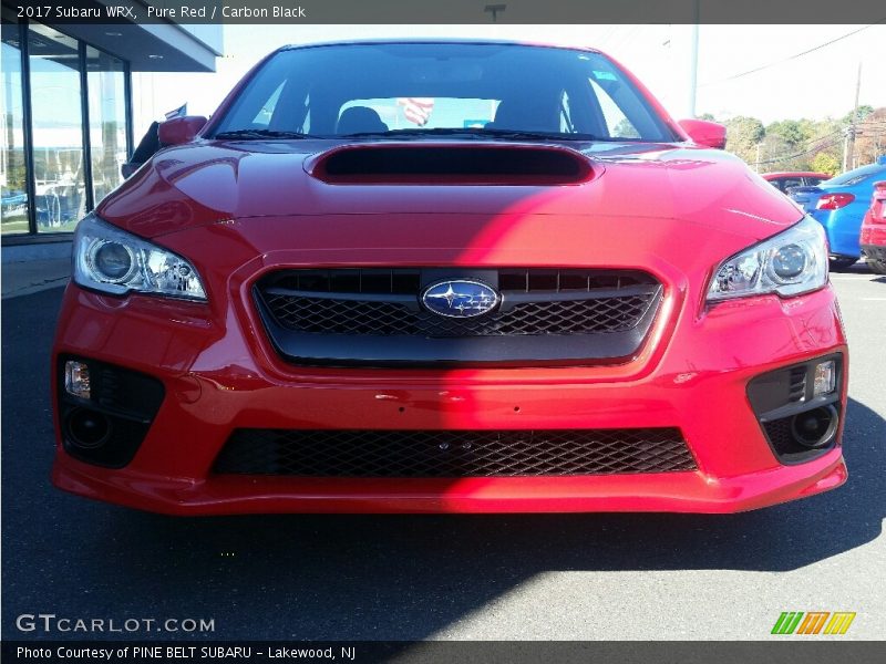 Pure Red / Carbon Black 2017 Subaru WRX