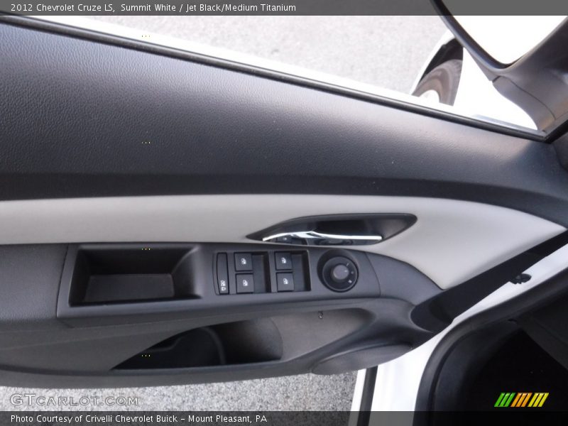 Summit White / Jet Black/Medium Titanium 2012 Chevrolet Cruze LS