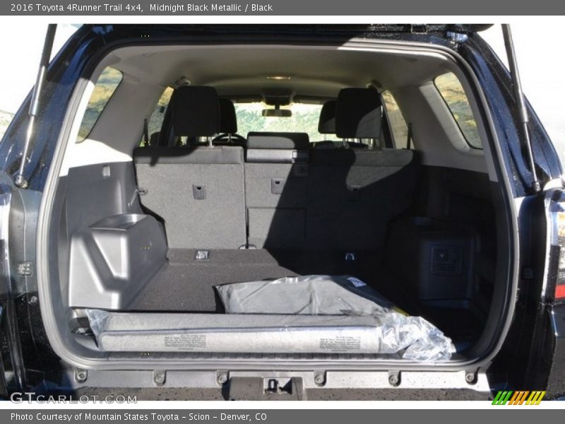 Midnight Black Metallic / Black 2016 Toyota 4Runner Trail 4x4