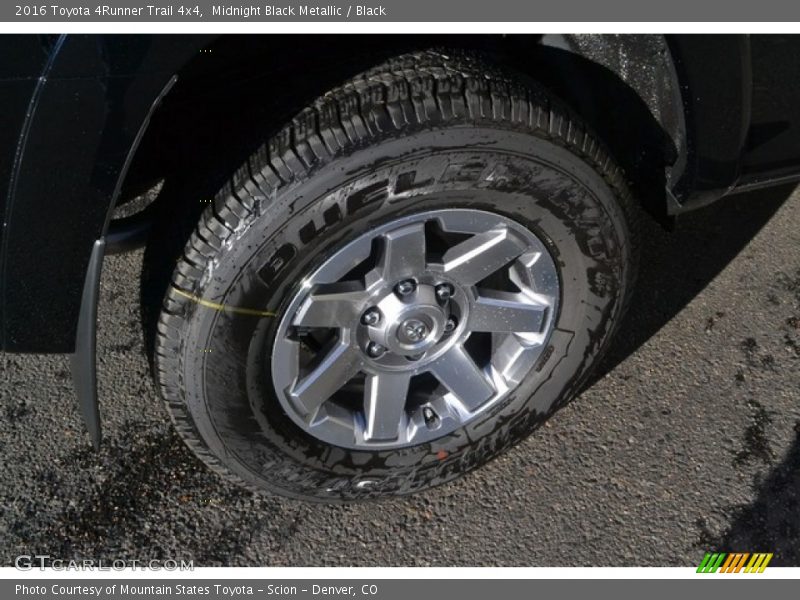 Midnight Black Metallic / Black 2016 Toyota 4Runner Trail 4x4