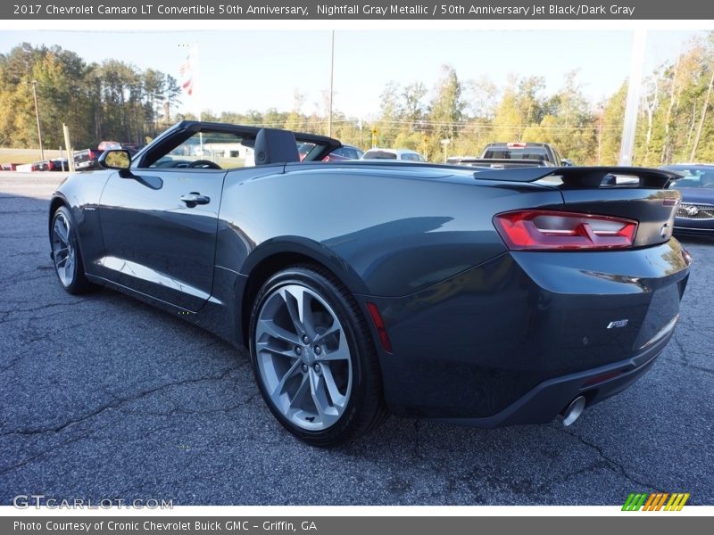 Nightfall Gray Metallic / 50th Anniversary Jet Black/Dark Gray 2017 Chevrolet Camaro LT Convertible 50th Anniversary