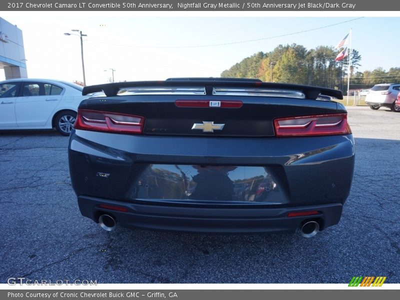 Nightfall Gray Metallic / 50th Anniversary Jet Black/Dark Gray 2017 Chevrolet Camaro LT Convertible 50th Anniversary