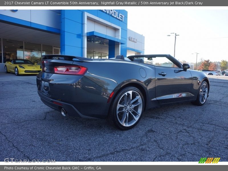 Nightfall Gray Metallic / 50th Anniversary Jet Black/Dark Gray 2017 Chevrolet Camaro LT Convertible 50th Anniversary