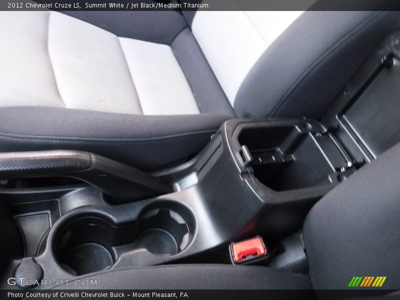 Summit White / Jet Black/Medium Titanium 2012 Chevrolet Cruze LS