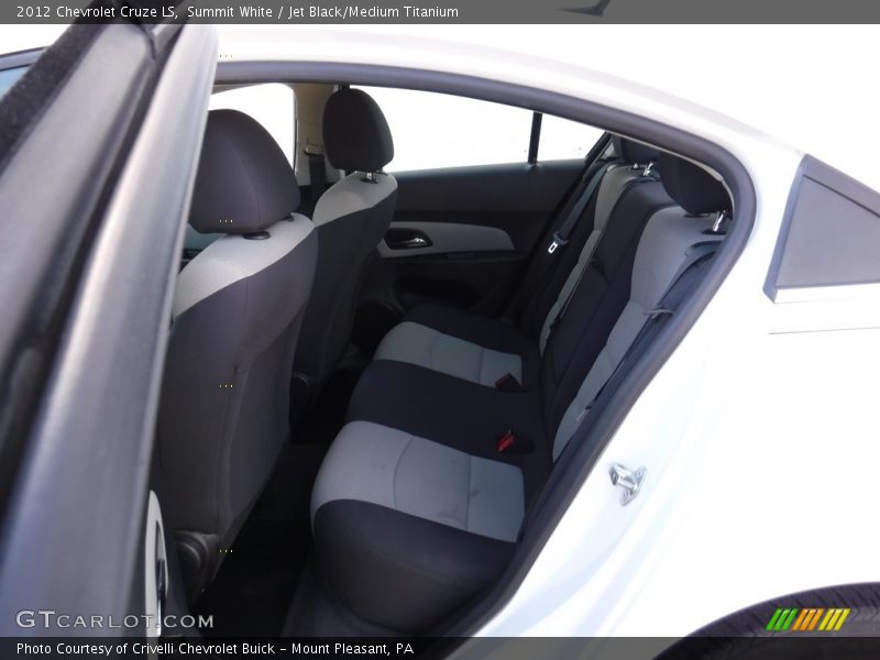 Summit White / Jet Black/Medium Titanium 2012 Chevrolet Cruze LS