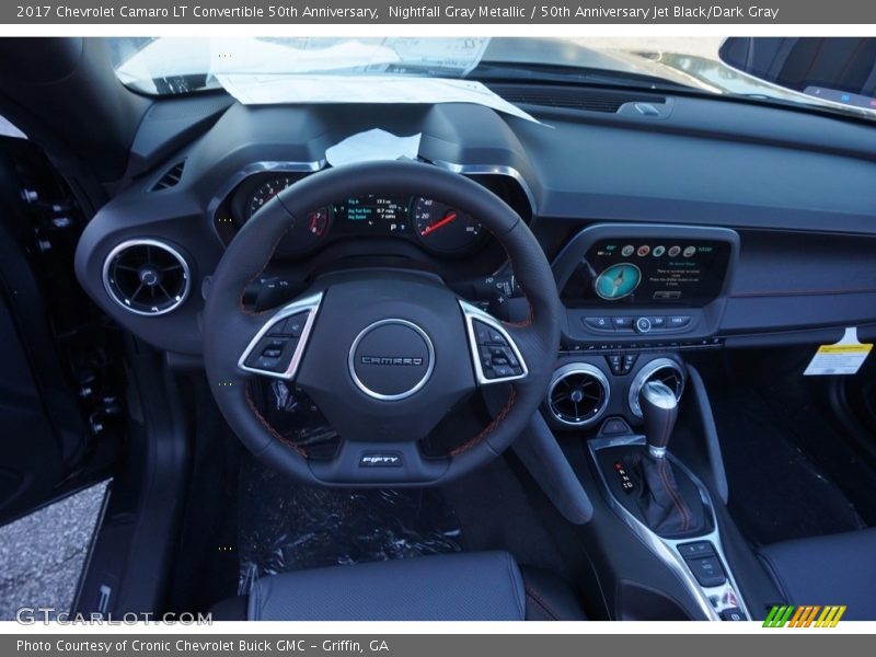 Nightfall Gray Metallic / 50th Anniversary Jet Black/Dark Gray 2017 Chevrolet Camaro LT Convertible 50th Anniversary