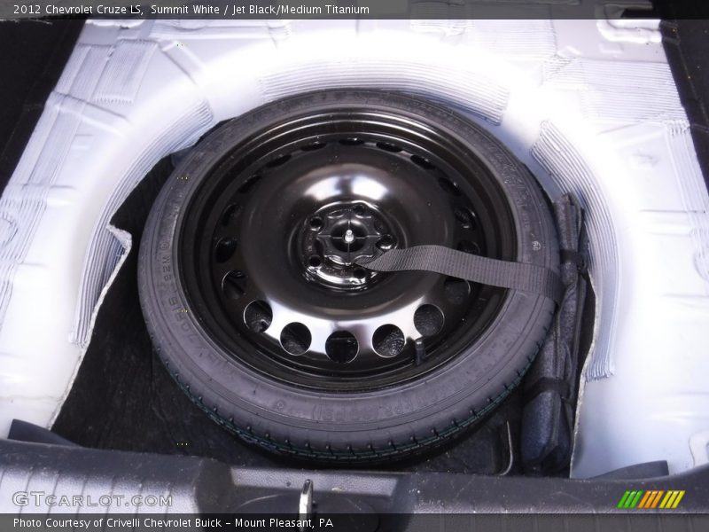 Summit White / Jet Black/Medium Titanium 2012 Chevrolet Cruze LS