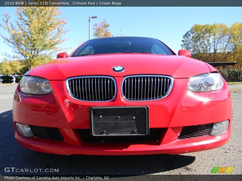 Crimson Red / Cream Beige 2010 BMW 3 Series 328i Convertible