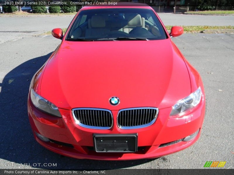 Crimson Red / Cream Beige 2010 BMW 3 Series 328i Convertible