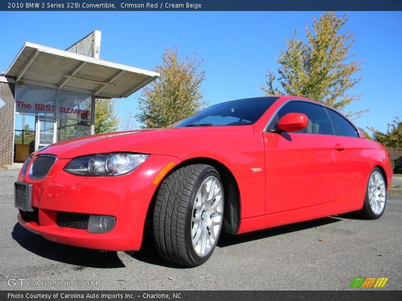 Crimson Red / Cream Beige 2010 BMW 3 Series 328i Convertible