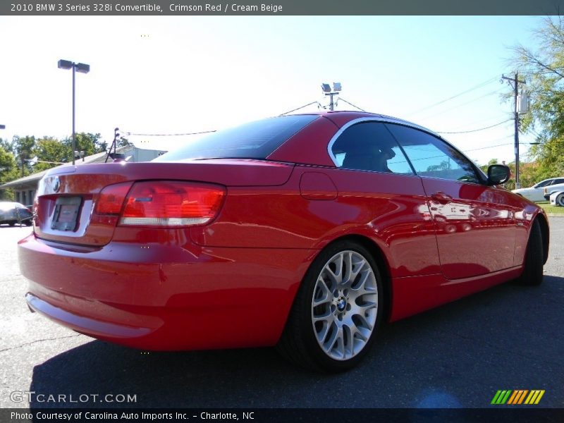 Crimson Red / Cream Beige 2010 BMW 3 Series 328i Convertible