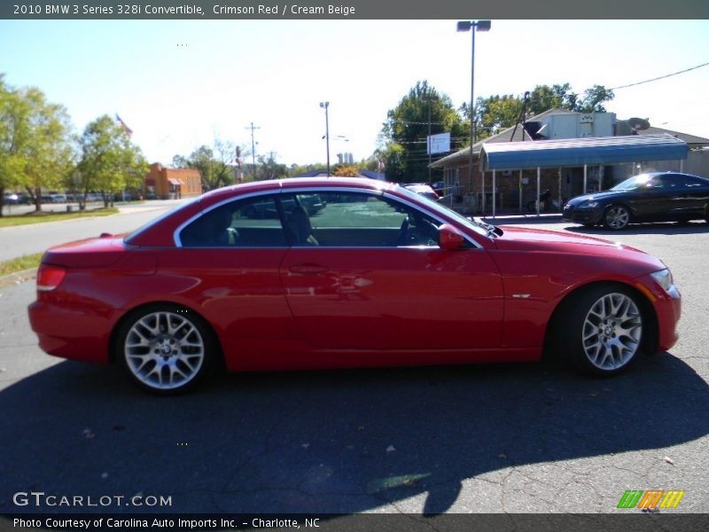 Crimson Red / Cream Beige 2010 BMW 3 Series 328i Convertible