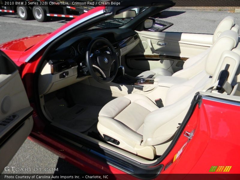 Crimson Red / Cream Beige 2010 BMW 3 Series 328i Convertible