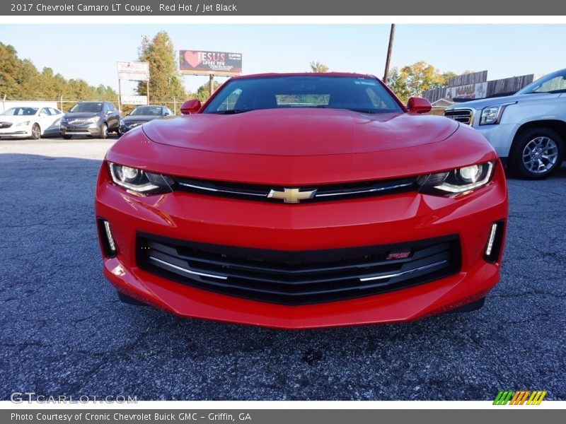 Red Hot / Jet Black 2017 Chevrolet Camaro LT Coupe