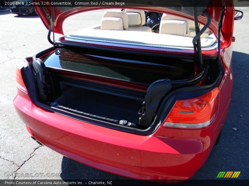 Crimson Red / Cream Beige 2010 BMW 3 Series 328i Convertible