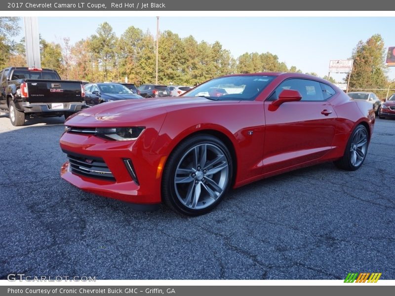 Red Hot / Jet Black 2017 Chevrolet Camaro LT Coupe