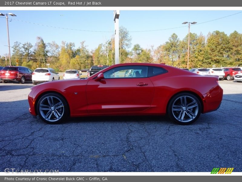 Red Hot / Jet Black 2017 Chevrolet Camaro LT Coupe