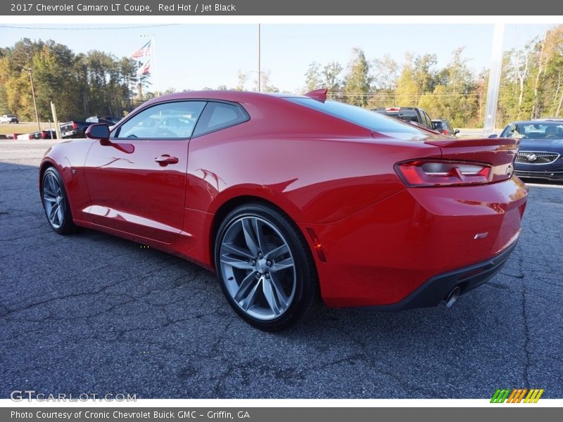 Red Hot / Jet Black 2017 Chevrolet Camaro LT Coupe