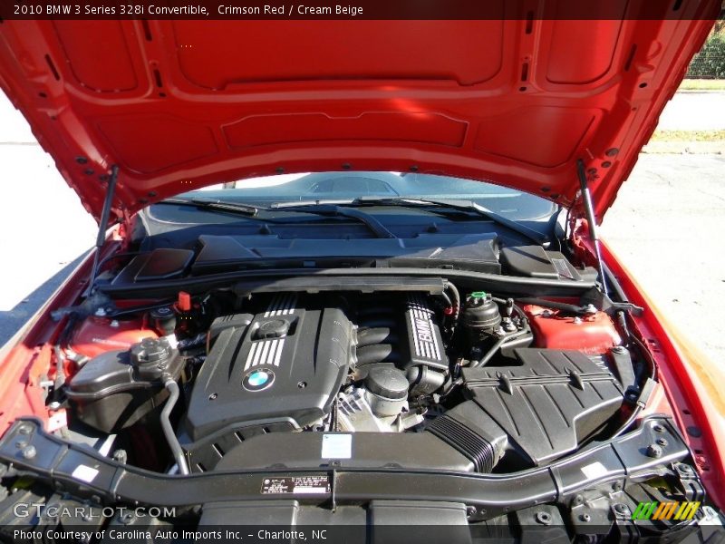 Crimson Red / Cream Beige 2010 BMW 3 Series 328i Convertible