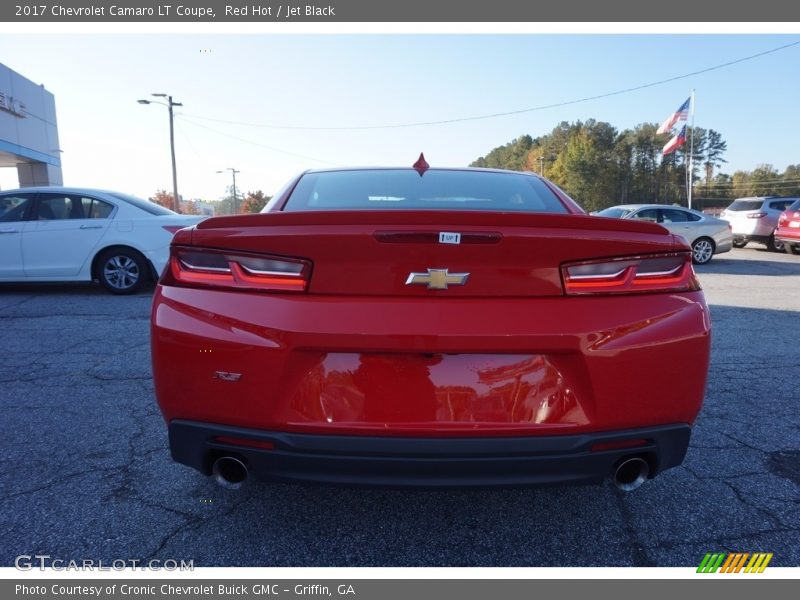 Red Hot / Jet Black 2017 Chevrolet Camaro LT Coupe