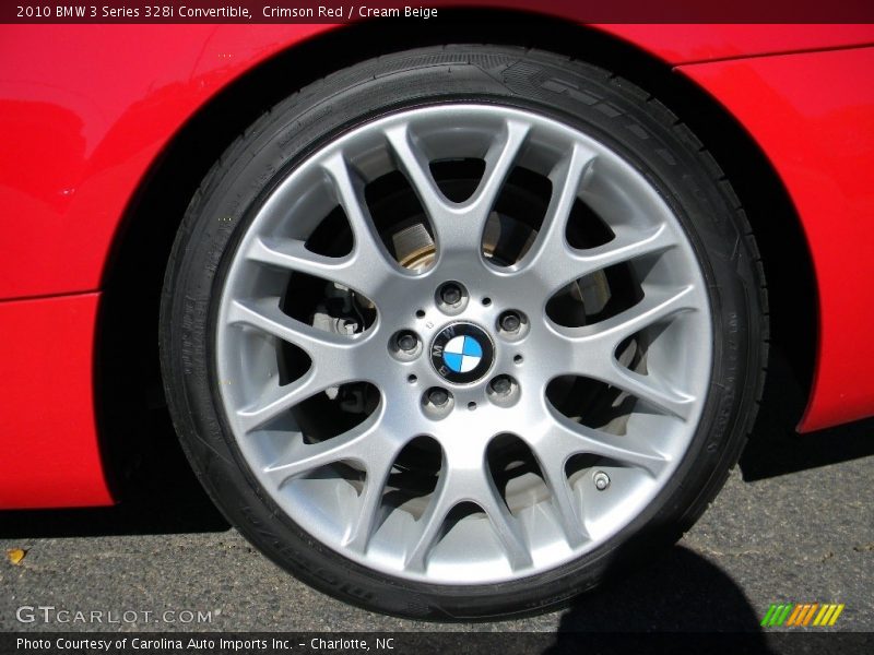 Crimson Red / Cream Beige 2010 BMW 3 Series 328i Convertible