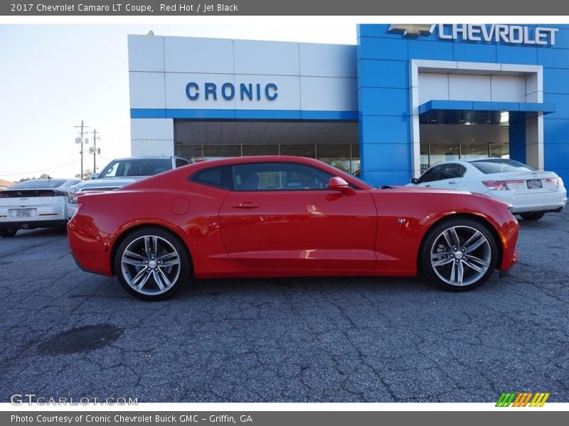 Red Hot / Jet Black 2017 Chevrolet Camaro LT Coupe