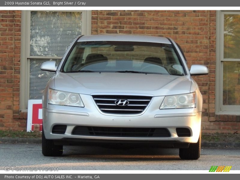 Bright Silver / Gray 2009 Hyundai Sonata GLS