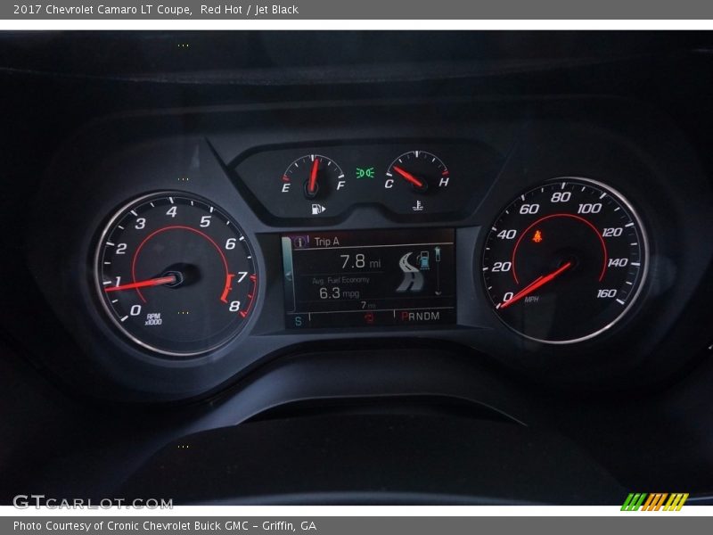 Red Hot / Jet Black 2017 Chevrolet Camaro LT Coupe