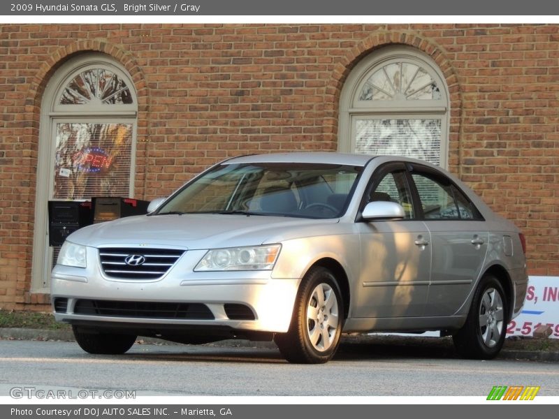 Bright Silver / Gray 2009 Hyundai Sonata GLS